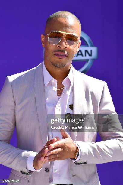 Arrives to the 2018 BET Awards held at Microsoft Theater on June 24, 2018 in Los Angeles, California.