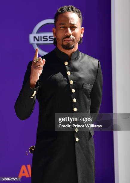 Brandon T. Jackson arrives to the 2018 BET Awards held at Microsoft Theater on June 24, 2018 in Los Angeles, California.