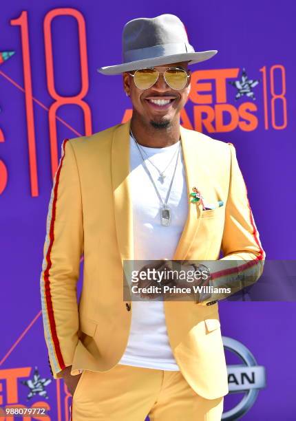 Ne-Yo arrives to the 2018 BET Awards held at Microsoft Theater on June 24, 2018 in Los Angeles, California.