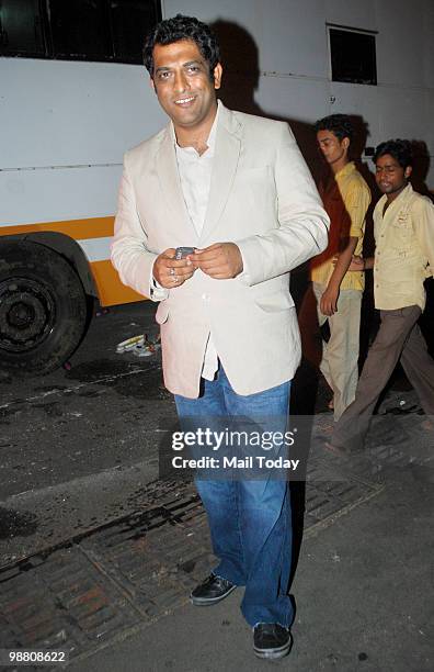 Anurag Basu at the Femina Miss India finals in Mumbai on April 30, 2010.