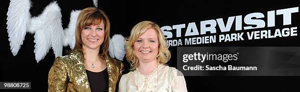 Her Highness Princess Martha Louise and Elisabeth Samnoy attend the STARVISIT at the Burda Medien Park Verlage on May 3, 2010 in Offenburg, Germany.