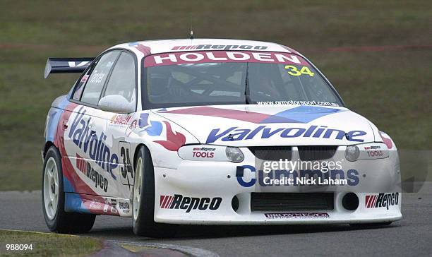 Garth Tander of Holden in action during qualifying ahead of Sundays round 8 Shell Championship Series held at Oran Park race track Sydney, Australia....