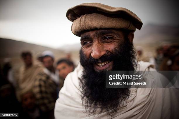 An Afghan tribesman from the Pashtun ethnic minority in an area south of Kabul on May 2, 2010 in Afghanistan. This migratory tribe base a large part...