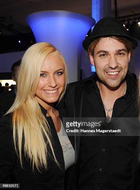 Alena Gerber and David Garett attend the Touareg World Premiere at the Postpalast on February 10, 2010 in Munich, Germany.