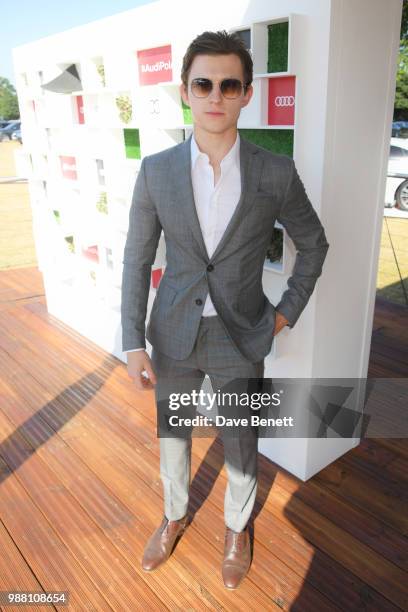 Tom Holland attends the Audi Polo Challenge at Coworth Park Polo Club on June 30, 2018 in Ascot, England.