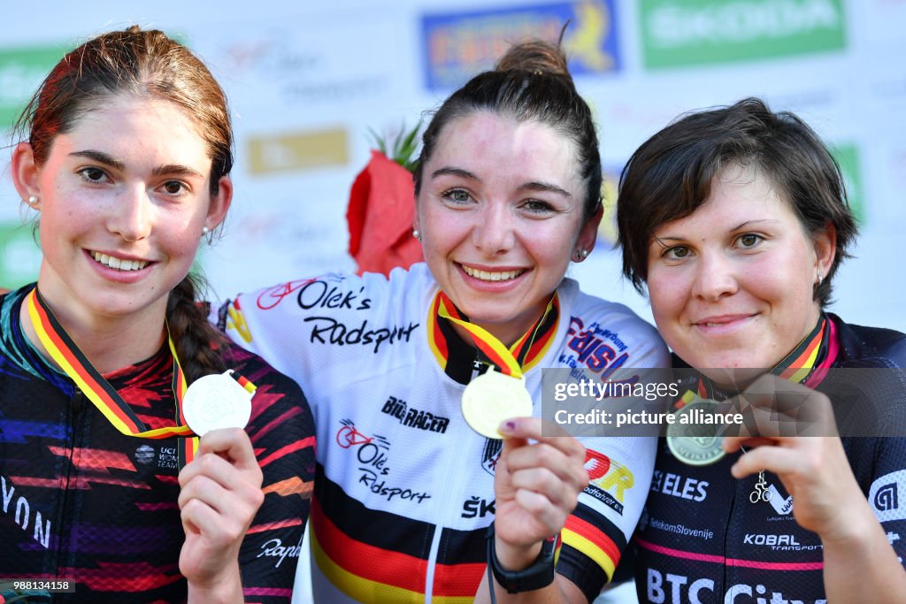 German Female 3000 Distance Racers German Road Championships 2018, women's 132 km road race on the route ...