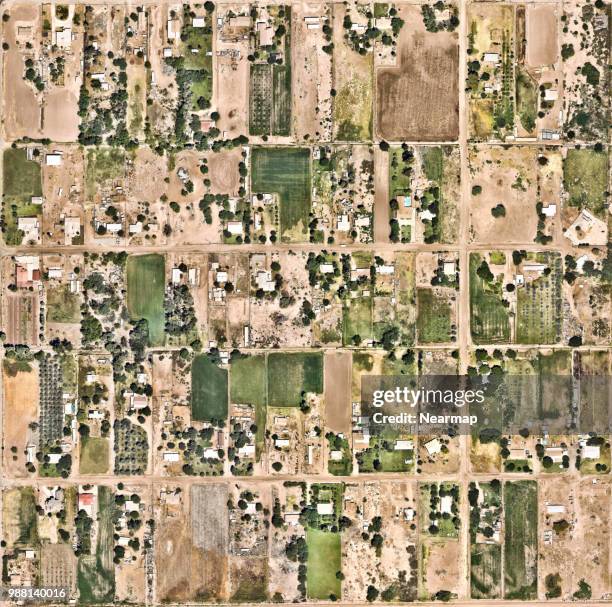 residential area at yuma, arizona, usa. - yuma stock pictures, royalty-free photos & images
