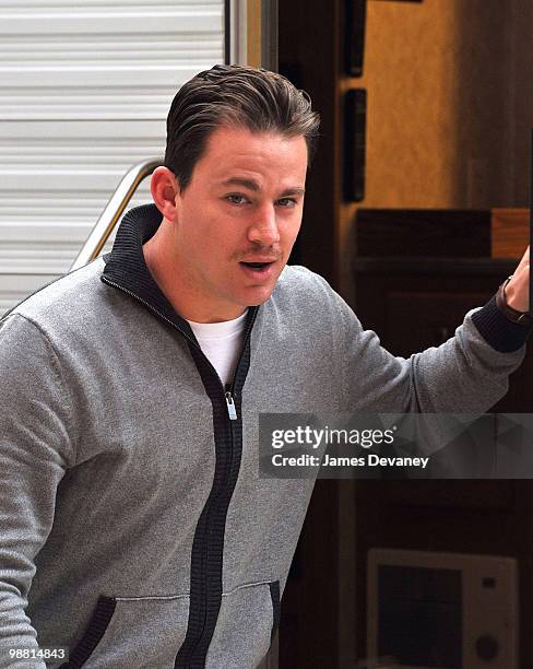 Channing Tatum seen on location for "Son of No One" on April 6, 2010 in the borough of Queens in New York City.