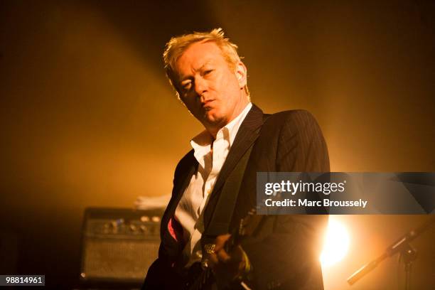 Andy Gill of Gang Of Four performs at the Electric Ballroom during day two of The Camden Crawl on May 2, 2010 in London, England.