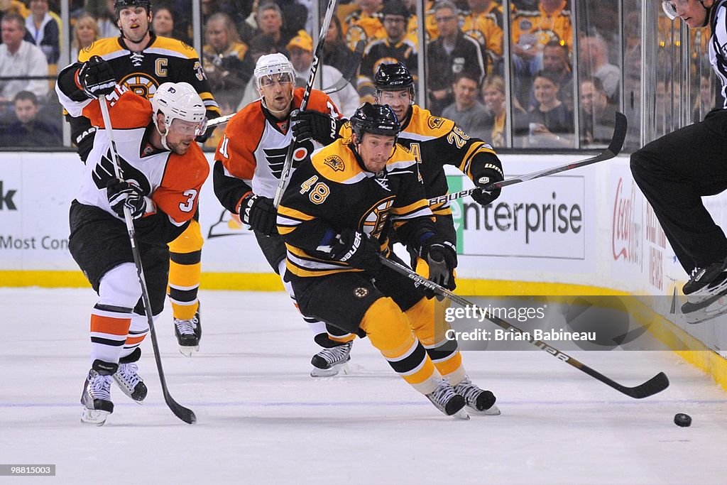 Philadelphia Flyers v Boston Bruins - Game One