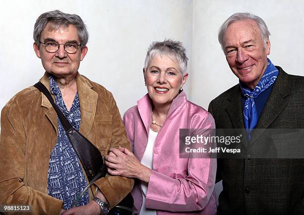 Director Paul Fierlinger, actress Lynn Redgrave, and actor Christopher Plummer pose for a portrait during the 2009 Toronto International Film...