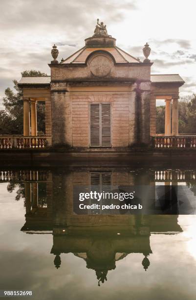 small house in the garden - chica ストックフォトと画像