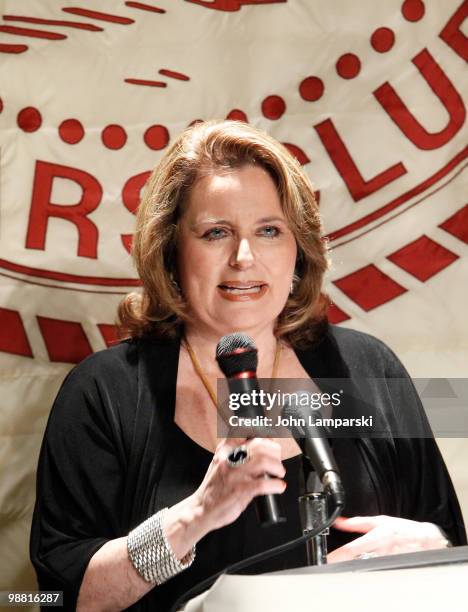 Randie Levine Miller attends the 55th Annual Drama Desk Awards nominations at the New York Friars Club on May 3, 2010 in New York City.