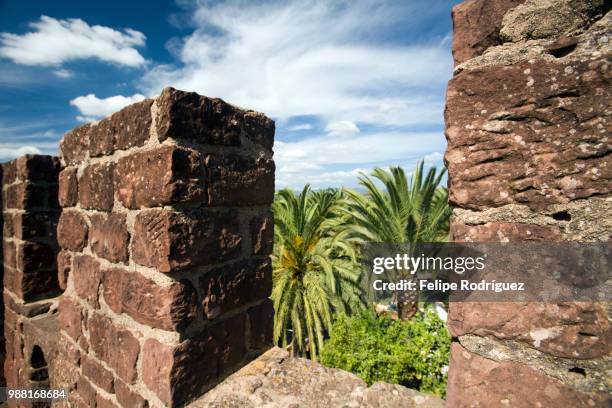 castle of silves, district of faro, region of algarve, portugal - silves portugal stock pictures, royalty-free photos & images