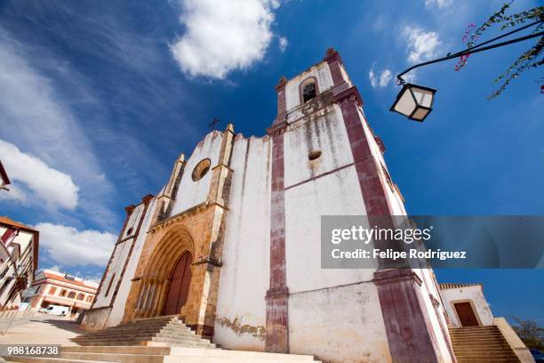 misericordia church, town of silves, district of faro, region of algarve, portugal - silves portugal stock pictures, royalty-free photos & images