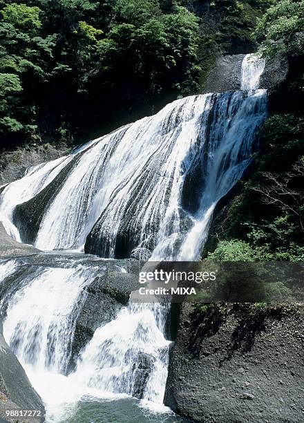 fukuroda falls, daigo, ibaraki, japan - daigo ibaraki stock pictures, royalty-free photos & images