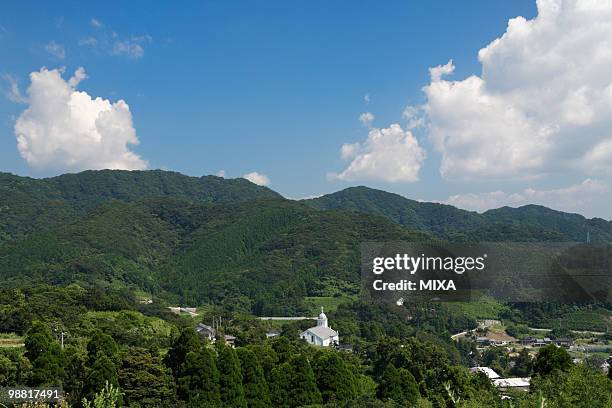 mountains of amakusa, amakusa, kumamoto, japan - kumamoto prefecture stock pictures, royalty-free photos & images