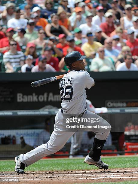 Thirdbaseman Adrian Beltre of the Boston Red Sox grounds out to the shortstop for the second out of the top of the second inning of a game on May 2,...