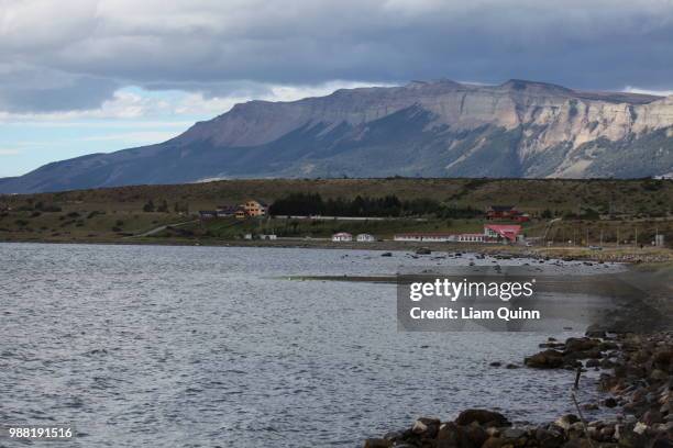 puerto natales, chile - puerto natales stock pictures, royalty-free photos & images