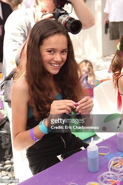 Madison Pettis at Lollipop Theater 2nd Annual Game Day on May 05, 2010 at Nickelodeon Animation Studio in Burbank, California.