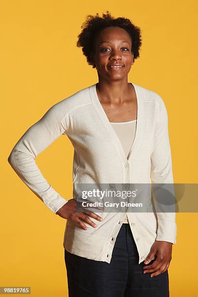 Dominique Canty of the Chicago Sky poses for a portrait as part of 2010 WNBA Media Day on April 26, 2010 at Attack Athletics in Chicago, Illinois....