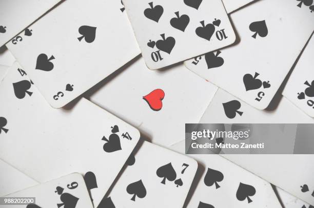 ace of hearts - ace of hearts stock pictures, royalty-free photos & images