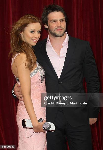 Una Healy and friend attend an Audience With Michael Buble at the London ITV Studios on May 3, 2010 in London, England.