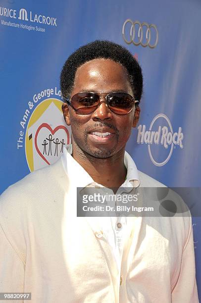 Actor Harold Perrineau arrives at the Third Annual George Lopez Celebrity Golf Classic at the Lakeside Golf Club on May 3, 2010 in Toluca Lake,...