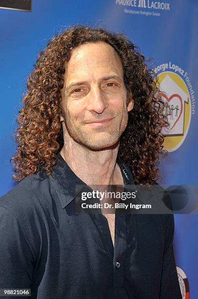 Musician Kenny G arrives at the Third Annual George Lopez Celebrity Golf Classic at the Lakeside Golf Club on May 3, 2010 in Toluca Lake, California.