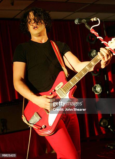 Jack White of The White Stripes