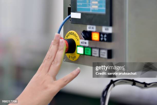 Engineers Stop 140 Emergency Stop Button Stock Photos, High-Res Pictures, and Images ...