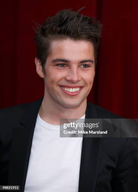 Joe McElderry attends 'An Audience With Michael Buble' at The London Studios on May 3, 2010 in London, England.