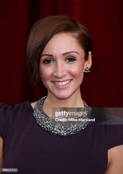 Lucy-Jo Hudson attends 'An Audience With Michael Buble' at The London Studios on May 3, 2010 in London, England.