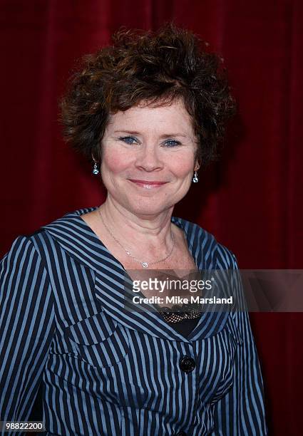 Imelda Staunton attends 'An Audience With Michael Buble' at The London Studios on May 3, 2010 in London, England.