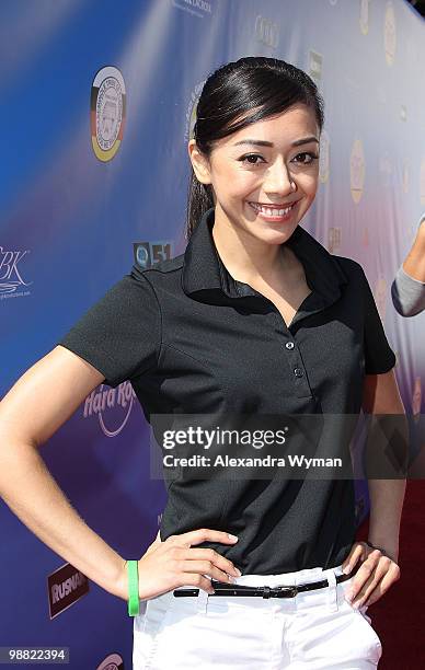 Aimee Garcia at The Third Annual George Lopez Celebrity Golf Classic held at The Lakeside Golf Club on May 3, 2010 in Toluca Lake, California.