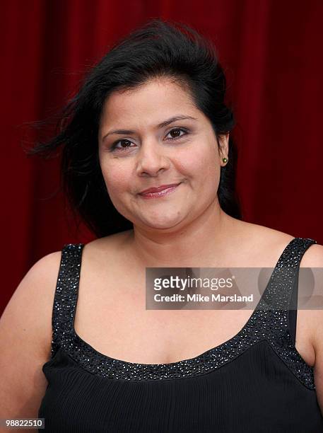 Nina Wadia attends 'An Audience With Michael Buble' at The London Studios on May 3, 2010 in London, England.