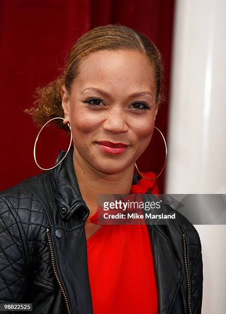 Angela Griffin attends 'An Audience With Michael Buble' at The London Studios on May 3, 2010 in London, England.