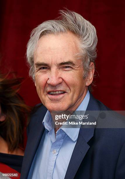 Larry Lamb attends 'An Audience With Michael Buble' at The London Studios on May 3, 2010 in London, England.