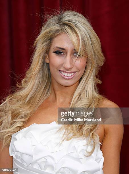 Stacey Solomon attends 'An Audience With Michael Buble' at The London Studios on May 3, 2010 in London, England.