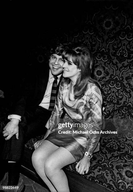 Actress Lynn Redgrave and husband John Clark attend an event in April 1967 in Los Angeles, California.