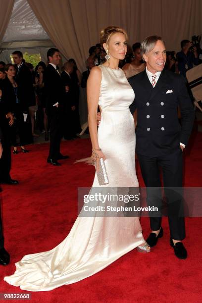 Dee Hilfiger and designer Tommy Hilfiger attend the Costume Institute Gala Benefit to celebrate the opening of the "American Woman: Fashioning a...