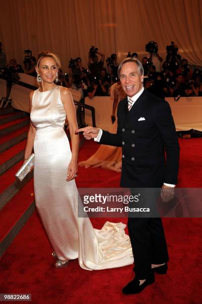Dee Hilfiger and designer Tommy Hilfiger attend the Costume Institute Gala Benefit to celebrate the opening of the "American Woman: Fashioning a...