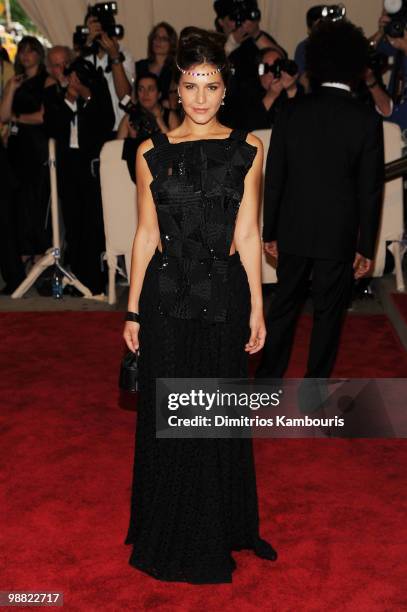 Margherita Missoni attends the Costume Institute Gala Benefit to celebrate the opening of the "American Woman: Fashioning a National Identity"...