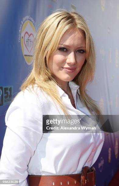 Hilary Duff at The Third Annual George Lopez Celebrity Golf Classic held at The Lakeside Golf Club on May 3, 2010 in Toluca Lake, California.
