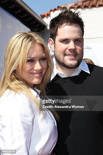Hilary Duff and fiance Mike Comrie at The Third Annual George Lopez Celebrity Golf Classic held at The Lakeside Golf Club on May 3, 2010 in Toluca...