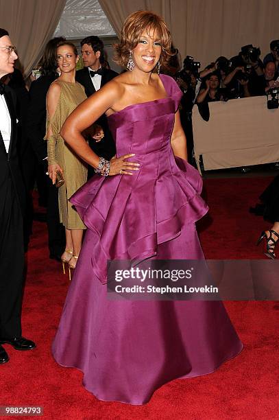 Gayle King attends the Costume Institute Gala Benefit to celebrate the opening of the "American Woman: Fashioning a National Identity" exhibition at...