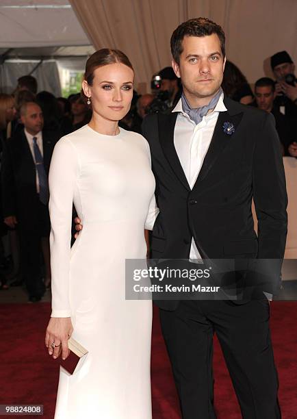 Diane Kruger and Joshua Jackson attends the Costume Institute Gala Benefit to celebrate the opening of the "American Woman: Fashioning a National...