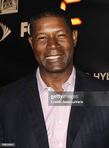 Actor Dennis Haysbert attends the "24" series finale party at Boulevard3 on April 30, 2010 in Hollywood, California.