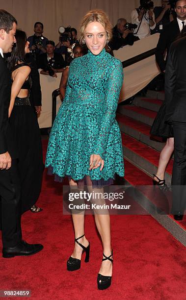 Chloe Sevigny attends the Costume Institute Gala Benefit to celebrate the opening of the "American Woman: Fashioning a National Identity" exhibition...