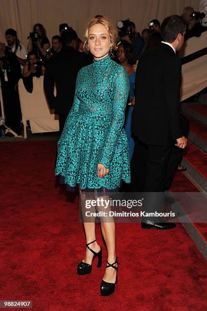 Actress Chloe Sevigny attends the Costume Institute Gala Benefit to celebrate the opening of the "American Woman: Fashioning a National Identity"...